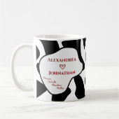 Aangepaste mama vader familie Modern personalisere Koffiemok (Links)