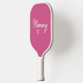 Aangepaste Mama Vastgesteld Jaar Roze Pickleball Paddle (Links)