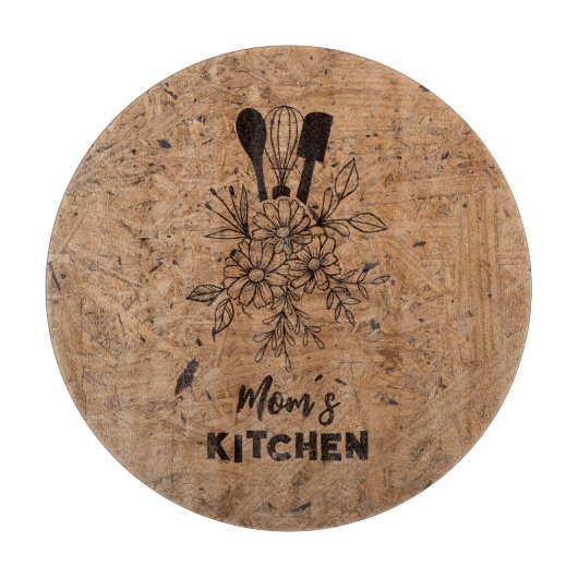 Aangepaste mama's, oma's Kitchen Snijplank (Voorkant)