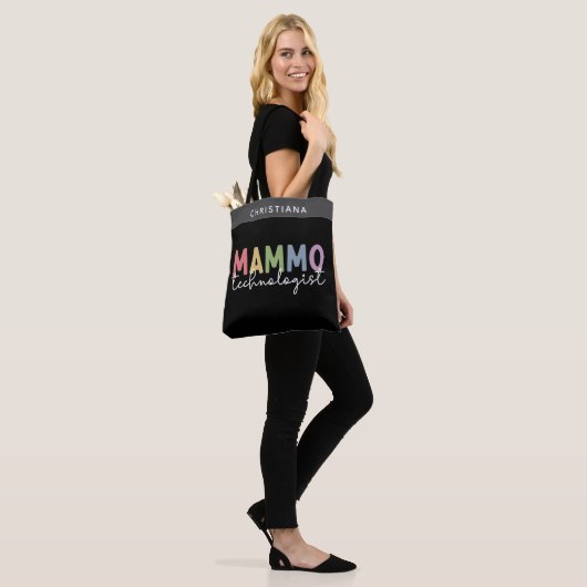 Aangepaste Mammo Technoloog Mammografie Technicus Tote Bag (Op model)