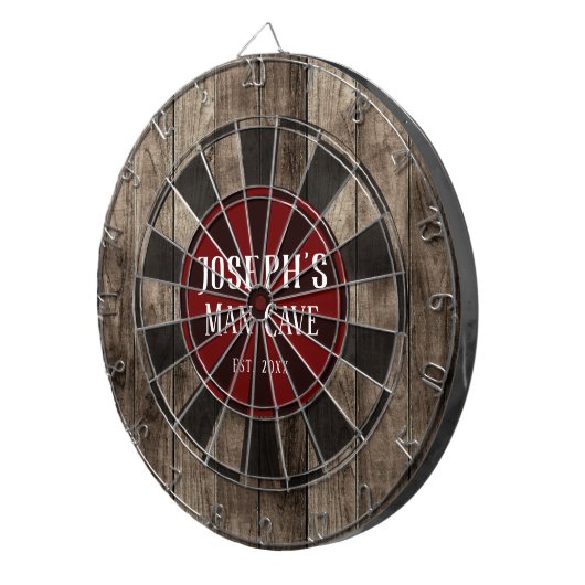 Aangepaste Man Cave Dartbord (Voorkant Rechts)