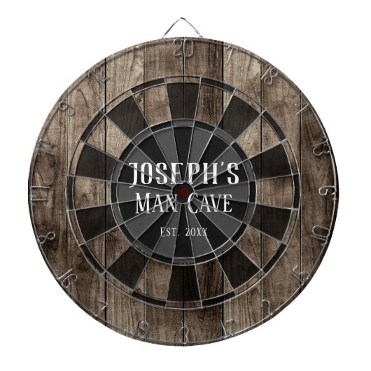 Aangepaste Man Cave Dartbord (Voorkant)