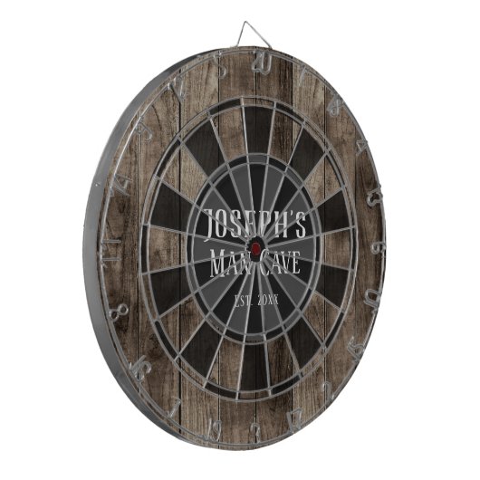 Aangepaste Man Cave Dartbord (Voorkant Links)