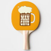 Aangepaste Man Cave Tafeltennisbatje (Voorkant)