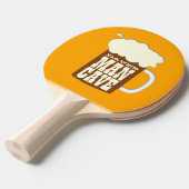 Aangepaste Man Cave Tafeltennisbatje (Voorkant Gekanteld)
