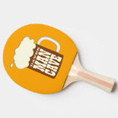 Aangepaste Man Cave Tafeltennisbatje (Zijkant)