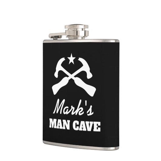 Aangepaste man grove heupkolf drink geschenk voor heupfles (Links)