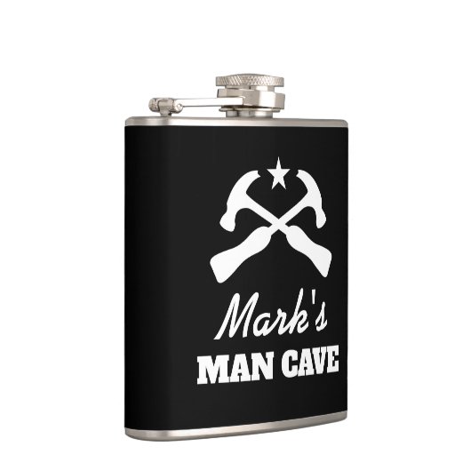 Aangepaste man grove heupkolf drink geschenk voor  heupfles (Rechts)