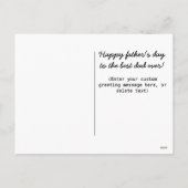 Aangepaste man vader legende Vaderdag Kaart (Achterkant)
