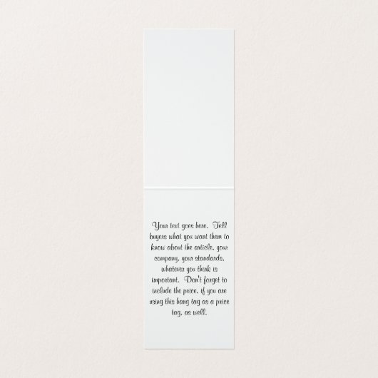 Aangepaste Mandala gevouwen Tent Hang Labels Visitekaartje (Binnenkant ongevouwen)