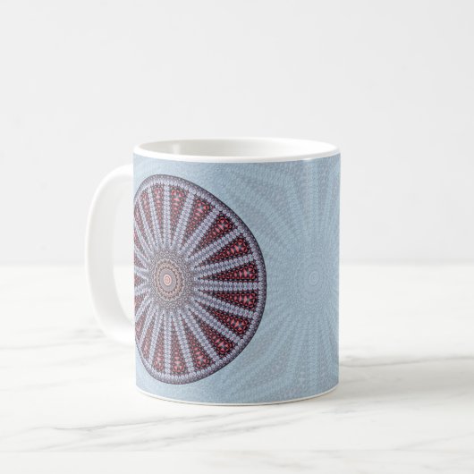 Aangepaste Mandala-Mok voltooien Koffiemok (Voorkant links)