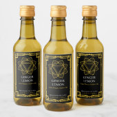 Aangepaste Manipura Zonneplexus Chakra Etherische  Wijn Etiket (Flessen)