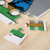 Aangepaste Mannen Billiards Legpuzzel (Zijkant)