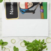 Aangepaste Mannen Billiards Theedoek (Gevouwen)