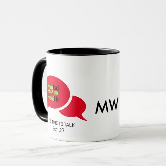 Aangepaste MANNEN DIE GEZONDHEIDSMOGRAM GEBRUIKEN Mok (Voorkant links)