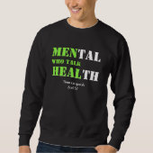 Aangepaste MANNEN DIE HEAL Mental Health Trui (Voorkant)