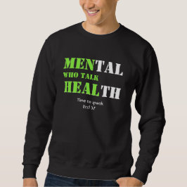 Aangepaste MANNEN DIE HEAL Mental Health Trui