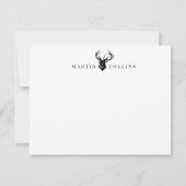 Aangepaste mannen notitiekaartje (Voorkant)