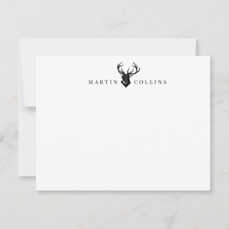 Aangepaste mannen notitiekaartje