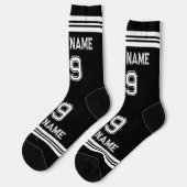 Aangepaste mannen sokken met football-jersey numme (Links)