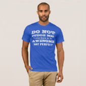 Aangepaste Mannen T-Shirt Blue/Born om te worden G (Voorkant volledig)