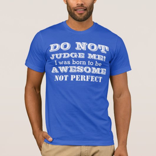Aangepaste Mannen T-Shirt Blue/Born om te worden G (Voorkant)