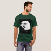 Aangepaste Mannen van Eagle Face Modern Sjabloon T-shirt (Voorkant volledig)