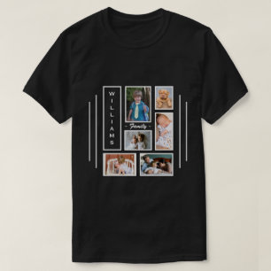 Aangepaste Mannen voor fotocollage T-shirt