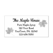 Aangepaste mapelbuisjes voor bedrijfsrubberen stem rubberstempel (Afrduk)