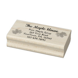 Aangepaste mapelbuisjes voor bedrijfsrubberen stem rubberstempel