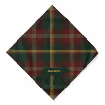 Aangepaste Maple Leaf Tartan Donkergroene Coyote H
