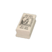 Aangepaste Maple Wood Stamp Rubberstempel (Stempel)