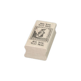 Aangepaste Maple Wood Stamp Rubberstempel
