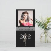 Aangepaste marathonloper 26.2 Keepasje Aankondiging (Staand voorkant)