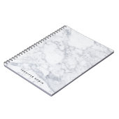 AANGEPASTE MARBLE NOTEBOOK NOTITIEBOEK (Linkerzijde)
