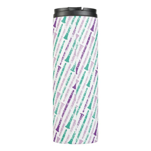 Aangepaste Marching Band Klarinet Sectie Gift Muzi Thermosbeker (Achterkant)