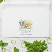 Aangepaste Mardi Gras Bal Theedoek (Gevouwen)