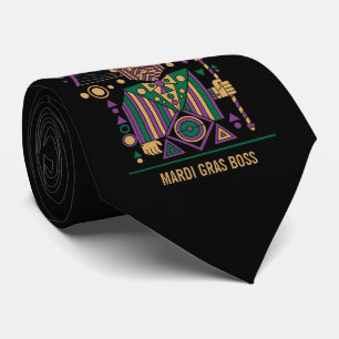 Aangepaste Mardi Gras Koning 2026 Stropdas