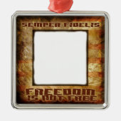 Aangepaste mariene versiering metalen ornament (Voorkant)