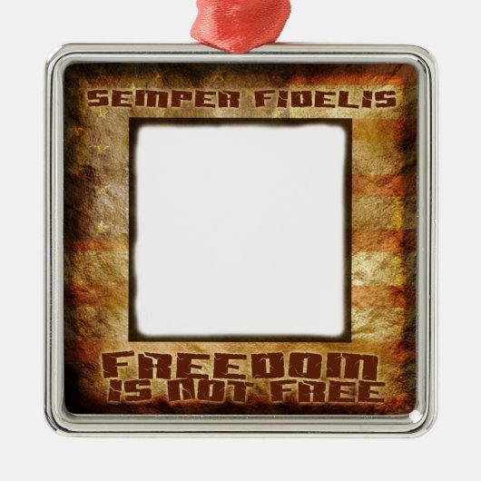 Aangepaste mariene versiering metalen ornament (Voorkant)