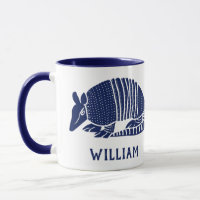 Aangepaste marine Blue Armadillo