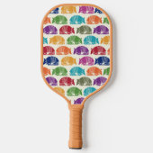 Aangepaste marine Blue Armadillo Pickleball Paddle (Achterkant)