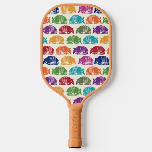 Aangepaste marine Blue Armadillo Pickleball Paddle (Achterkant)