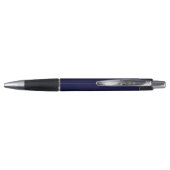 Aangepaste marine Blue en White Modern Pen (Achterkant)