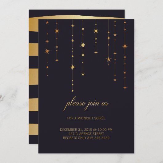 Aangepaste marine-dag/nieuwjaarsuitnodiging kaart (Voorkant / Achterkant)