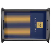 Aangepaste Marine & Gouden Streep