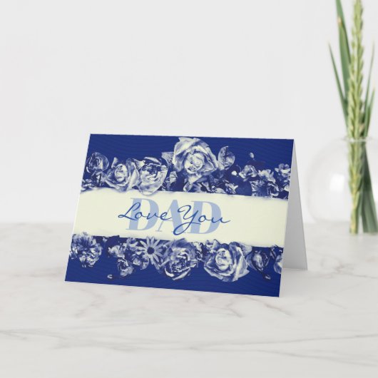 Aangepaste marine  Vaderdag Feestdagen Kaart (Voorkant)