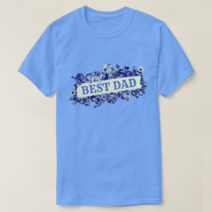 Aangepaste marine  Vaderdag T-shirt