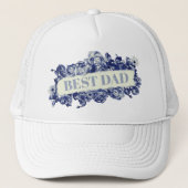 Aangepaste marine  Vaderdag Trucker Pet (Voorkant)