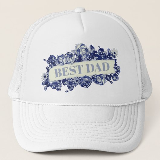 Aangepaste marine  Vaderdag Trucker Pet (Voorkant)